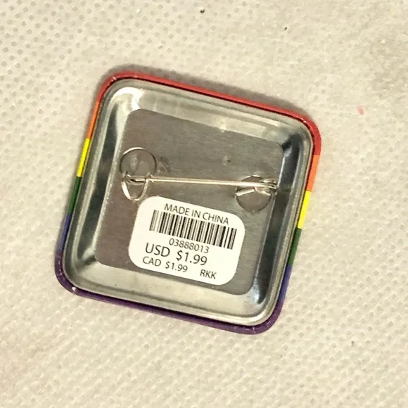 Gay Pride Pinback Buttons - Picture 5 of 7
